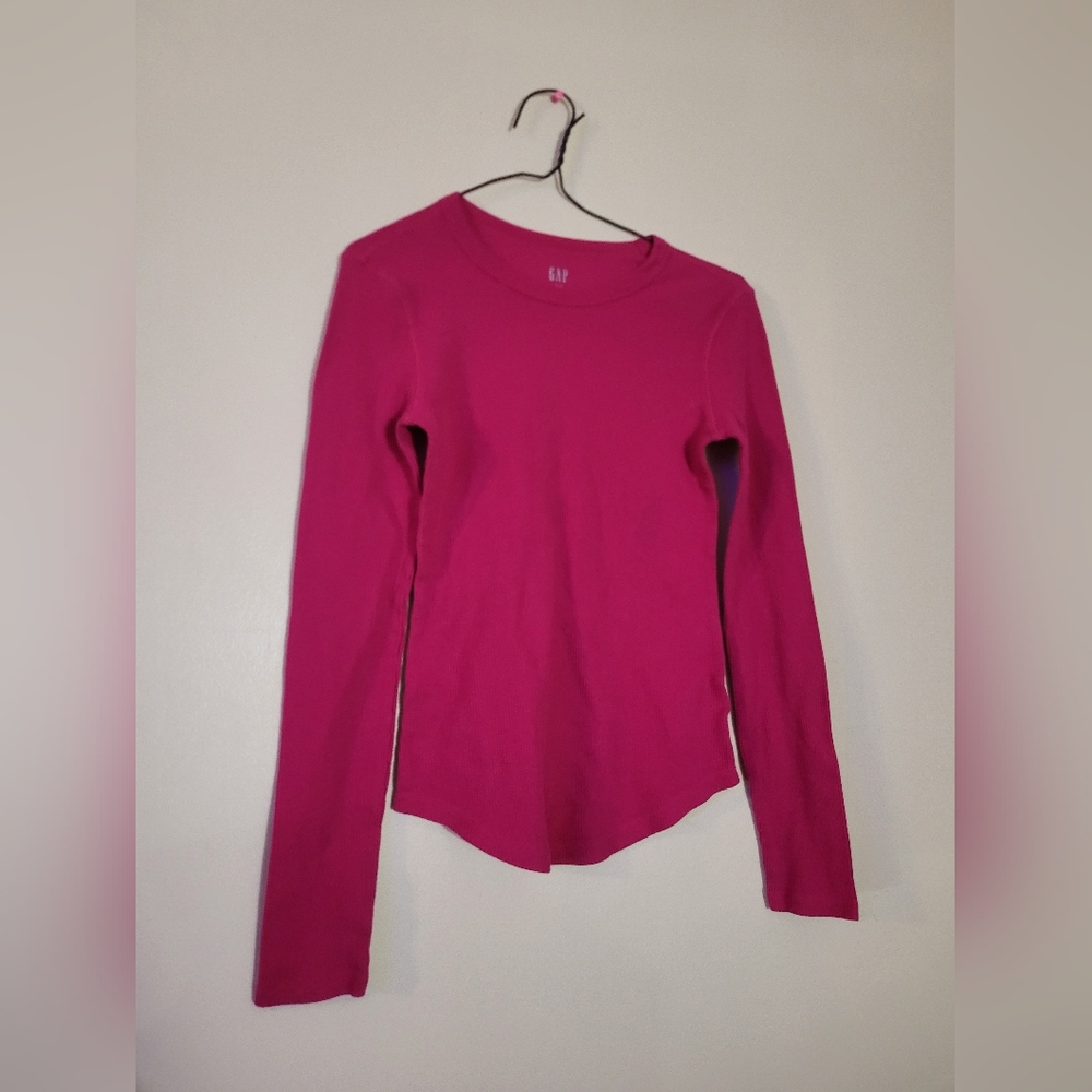 Pink Gap Long Sleeve Shirt,